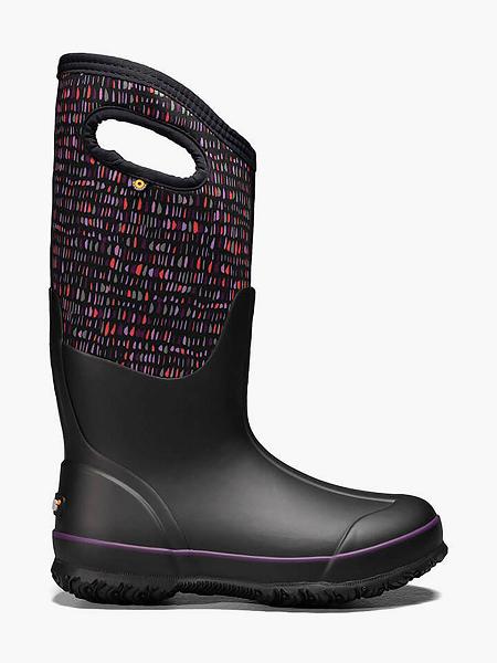 BOGS Boots Deutschland - Classic Tall Twinkle Winterstiefel Damen Schwarz Multi DE90318